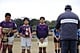 表彰式　カップの部優勝　熊本ラグビースクール